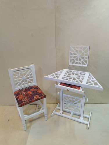 ست گره چینی رنگ سفید