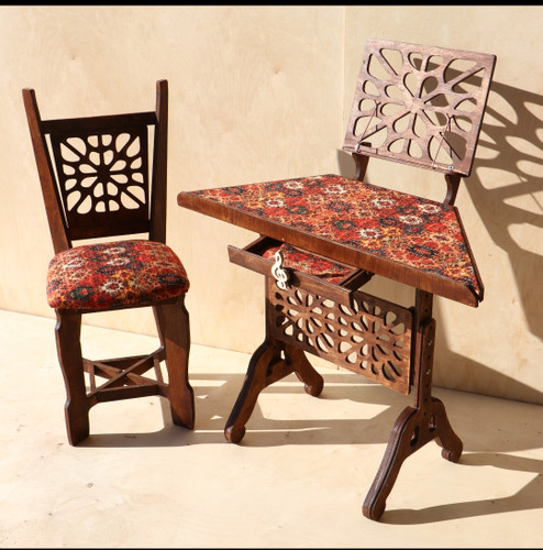 ست میز سنتور ترنج با صندلی شمس