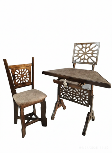 میز و صندلی سنتور مدل ترنج